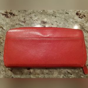 Levenger Wallet Red